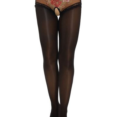 US Women's Shiny Sheer Footed Tights Silk Stockings High Waist Pantyhose Hosiery